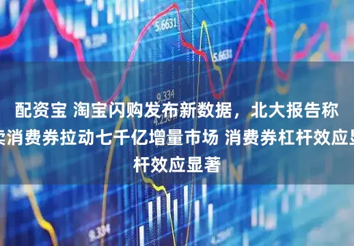 配资宝 淘宝闪购发布新数据，北大报告称外卖消费券拉动七千亿增量市场 消费券杠杆效应显著